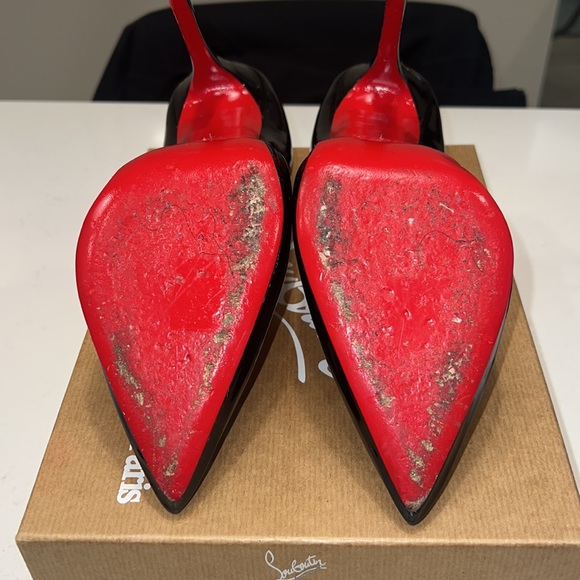 Christian louboutin pigalle Plato patent pumps black - Picture 4 of 10